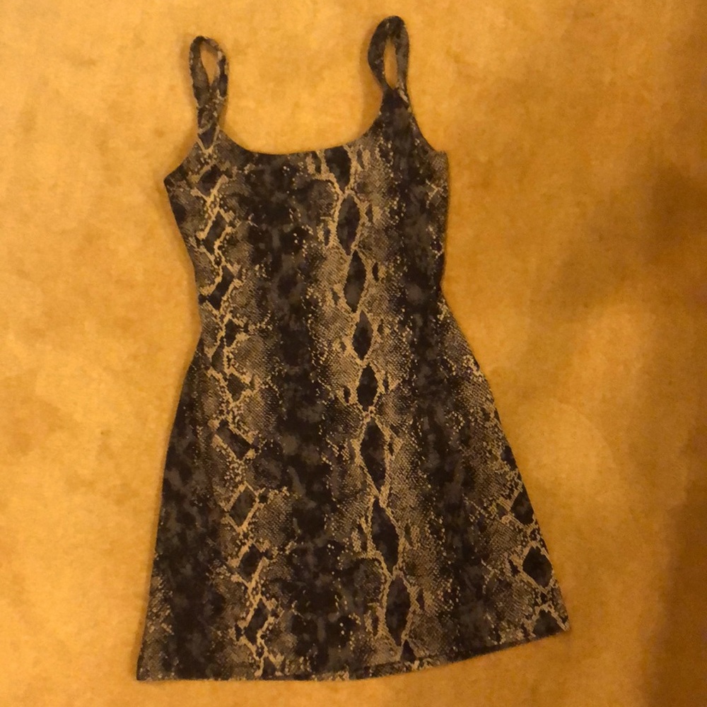 Animal print dress
